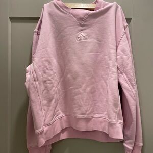 Adidas Women's Light Pink Hoodie